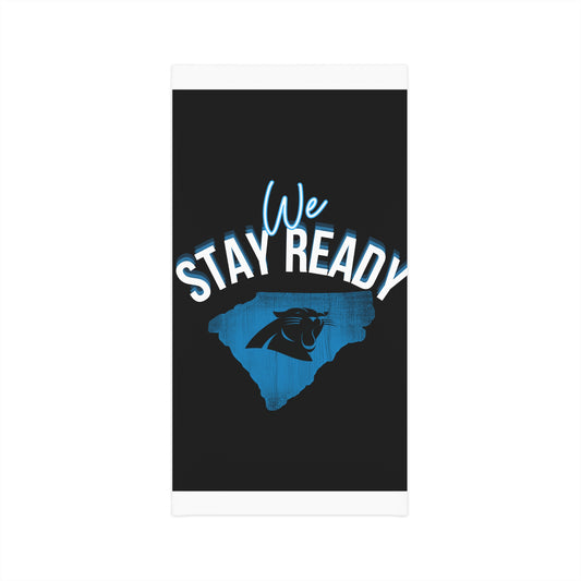 “We Stay Ready” Panthers Neck Gaiter(BLACK)